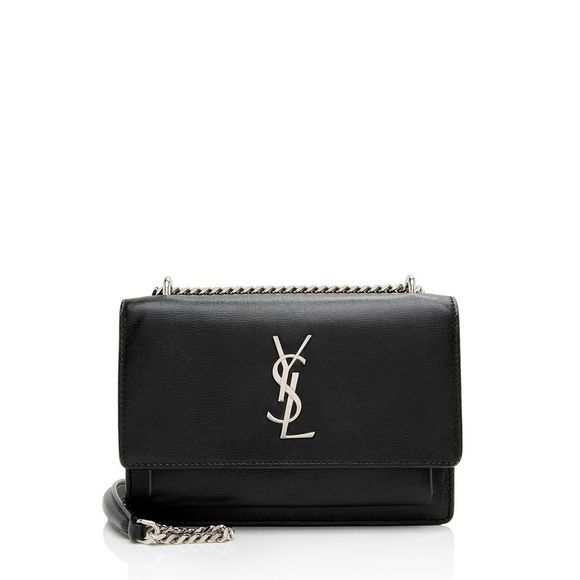 Saint Laurent Handbags - Saint Laurent Smooth Calfskin Monogram Sunset Mini Wallet on Chain Bag